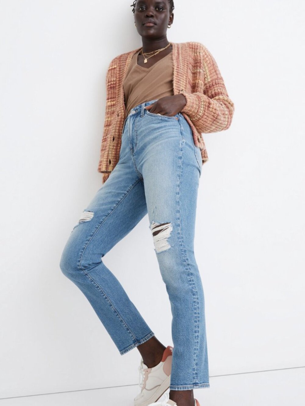 Madewell Petite Curvy Perfect Vintage Jean in Denman Wash Size 27P